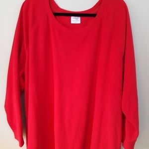 Danskin Now, Microfleece Pullover - Red